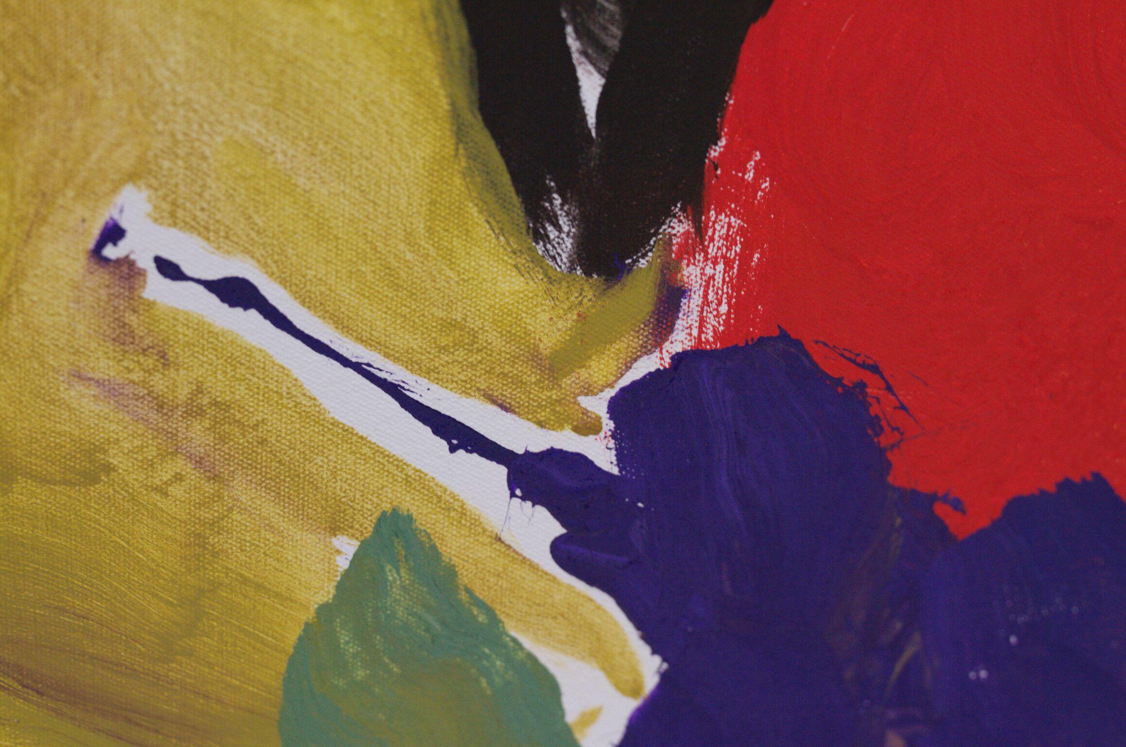 Don't Know Why 48 X 48 - Abstract Painting Marrone di Neltje