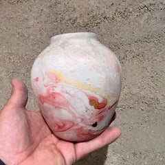 Nemadji Ceramic Indian Art Pottery Pink Vase Moose Lake, Minnesota