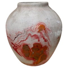 Nemadji Ceramic Indian Art Pottery Pink Vase Moose Lake, Minnesota