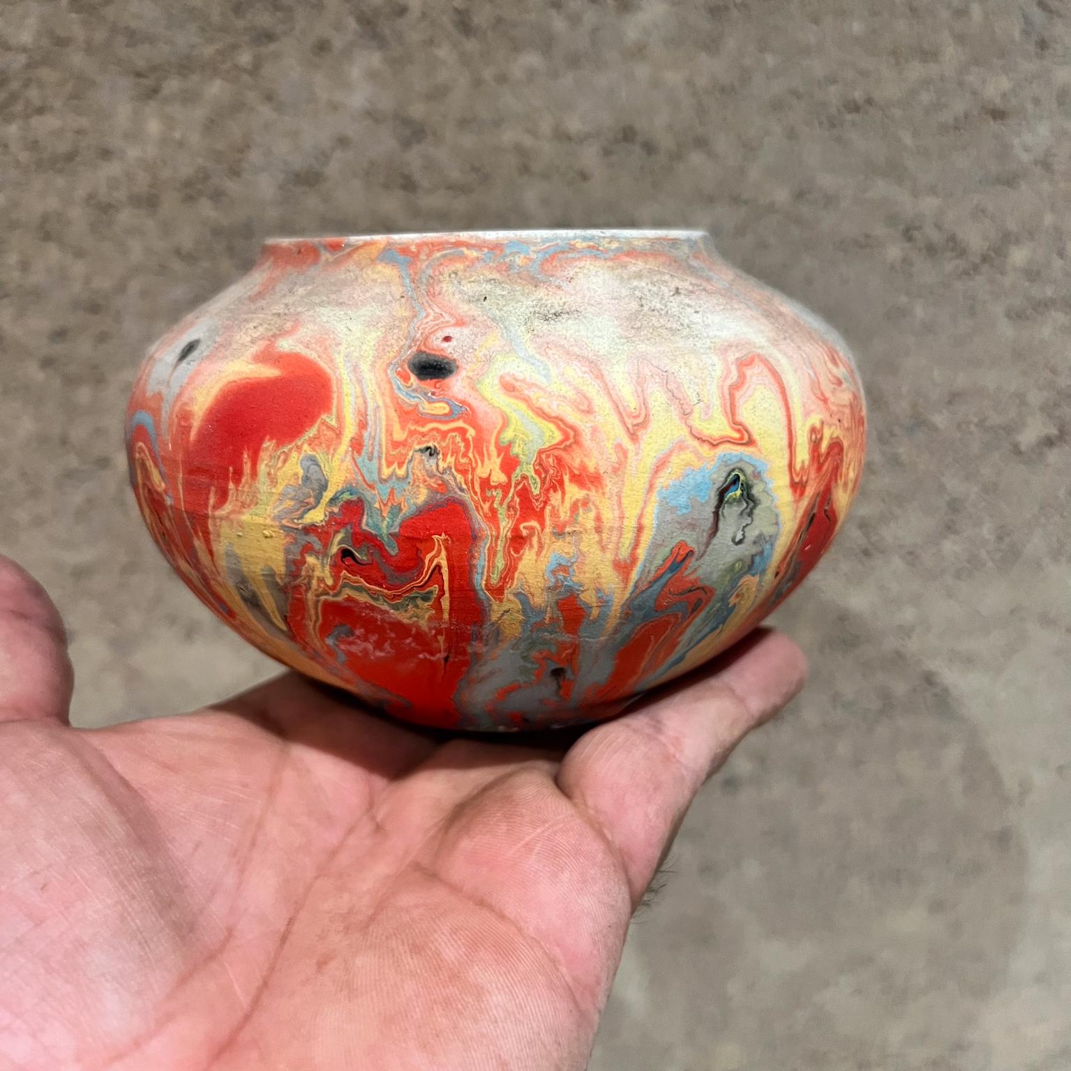Terracotta Vaso rosso in ceramica Nemadji Ceramic Indian Art Pottery Moose Lake, Minnesota in vendita
