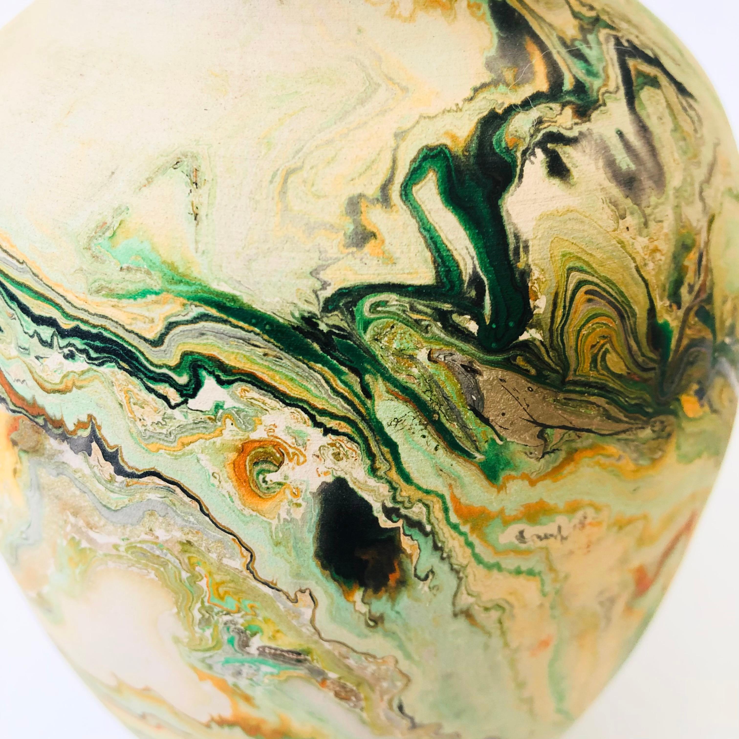 Nemadji Pottery Vase In Good Condition In Fairfield, CA