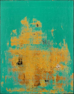 Mint Gold, Painting, Acrylic on Canvas