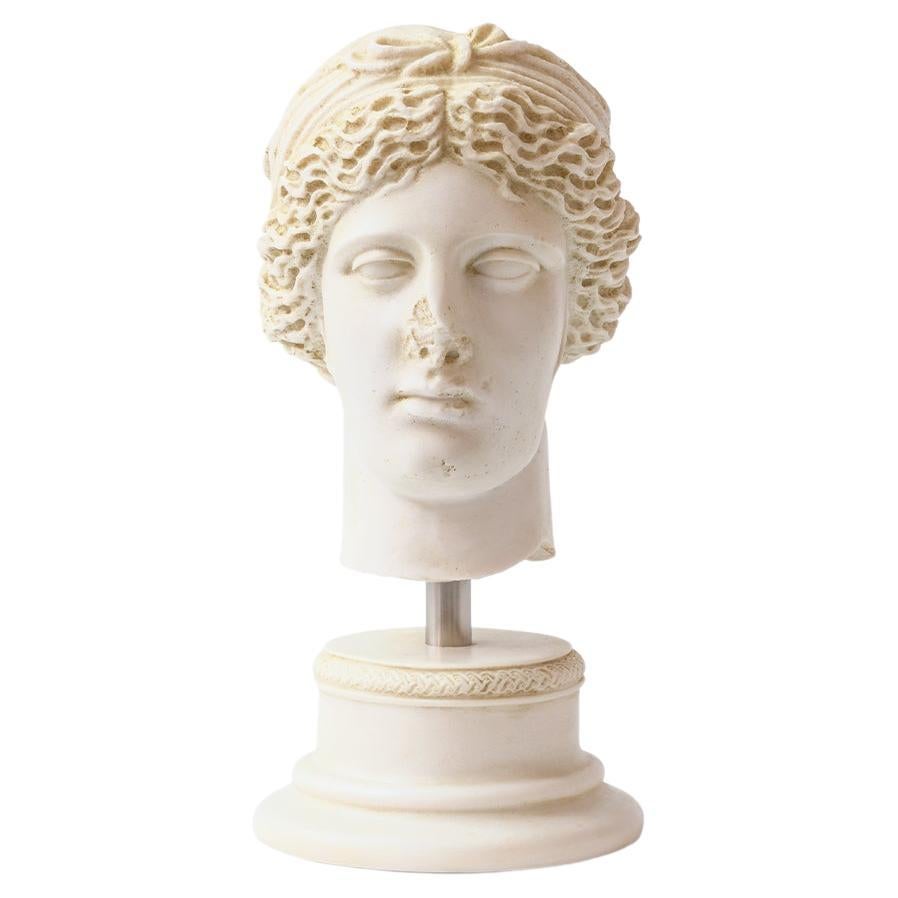 Nemesis Bust Made with Compressed Marble Powder 'Antalya Archeological Museum'