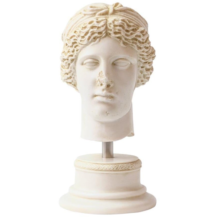 Nemesis Bust Made with Compressed Marble Powder 'Antalya Archeological Museum' For Sale