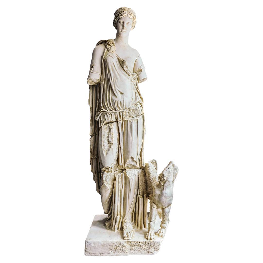 Nemesis Statue Made with Compressed Marble Powder 'Antalya Museum' For Sale