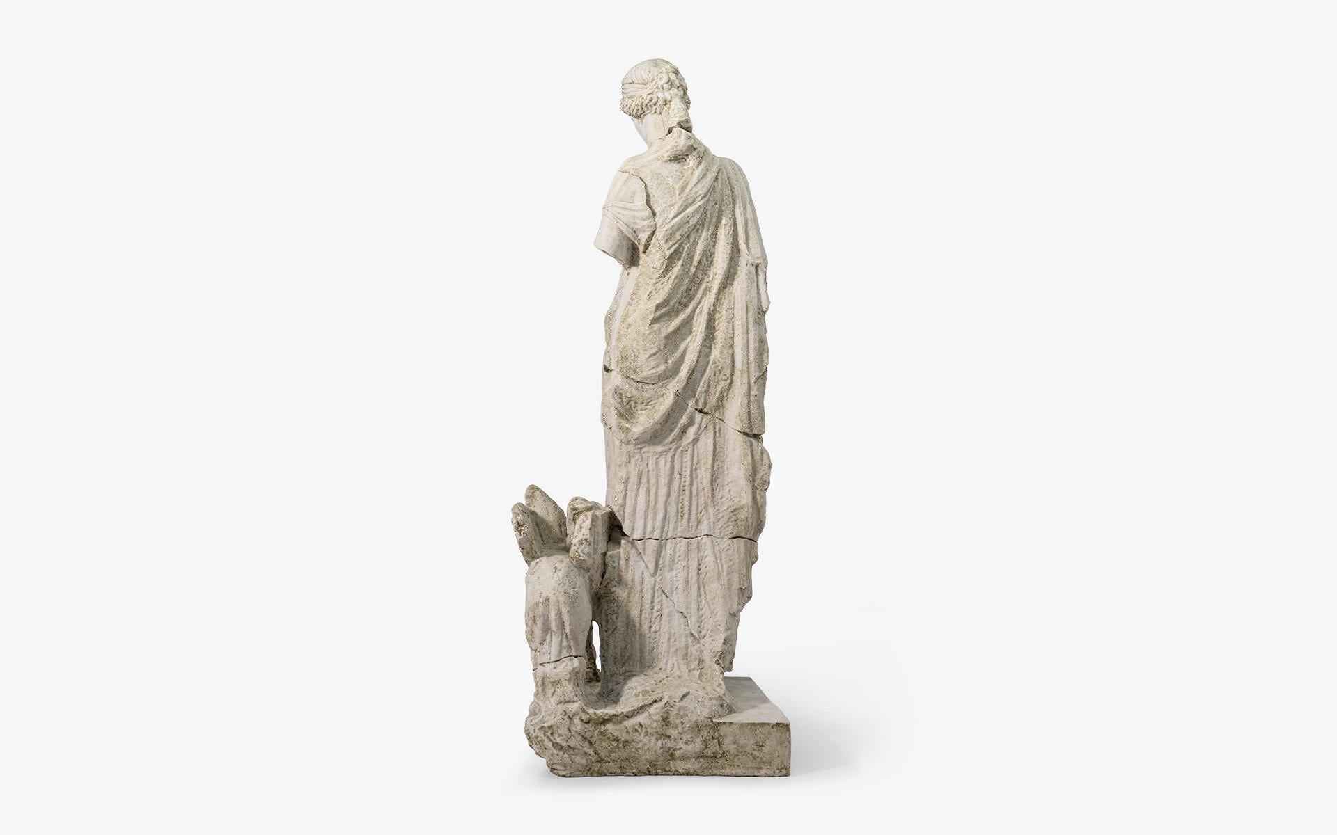 Nemesis Figurative Statue Made w Compressed Marble Powder Antalya Museum Replica For Sale 2