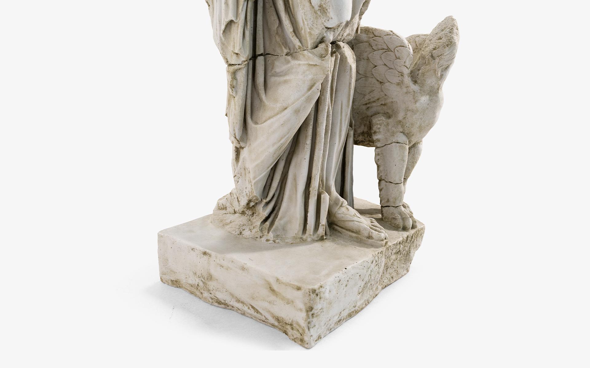 Nemesis Figurative Statue Made w Compressed Marble Powder Antalya Museum Replica For Sale 3