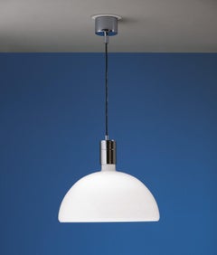 Nemo Albini Collection Pendant Lighting AM4C in Chrome/Glass