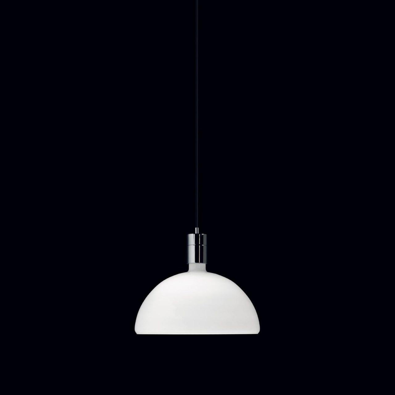 Nemo Albini Collection Pendelleuchte AM4C in Chrom/Glas (Italienisch) im Angebot