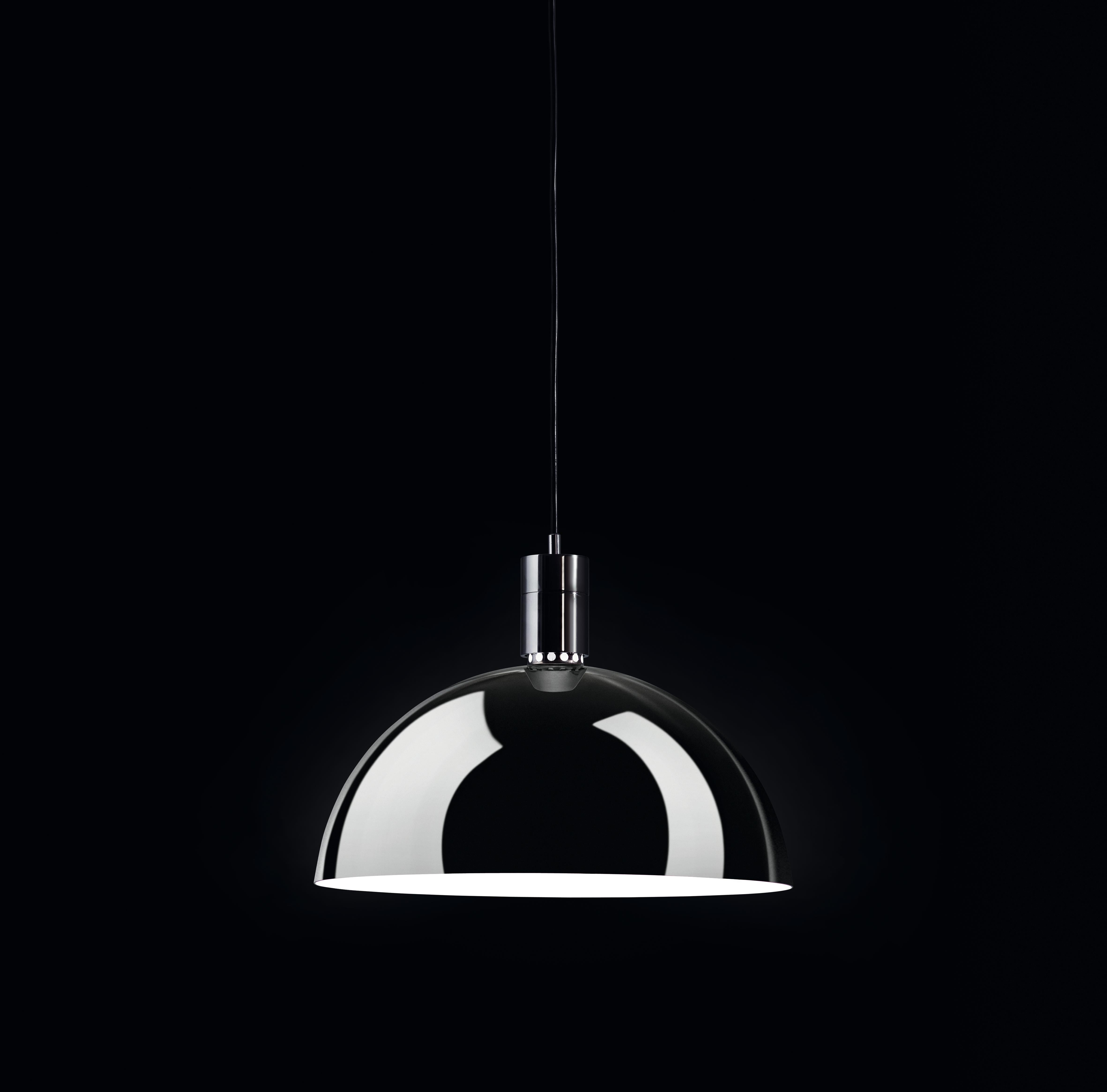 Italiano Nemo Albini Collection Illuminazione a sospensione AM4Z in cromo in vendita