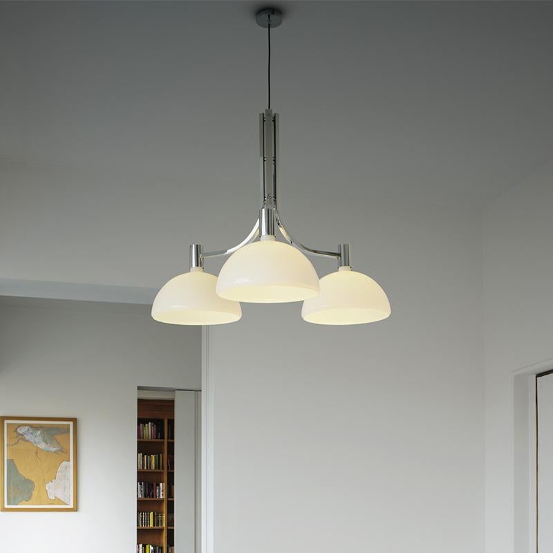 Nemo Albini Collection Pendelleuchte AS43C in Chrom/Glas (Italienisch) im Angebot