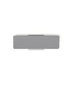 Nemo Applique à Volet Pivotant Double Wall Scone E12 Natural Anodized