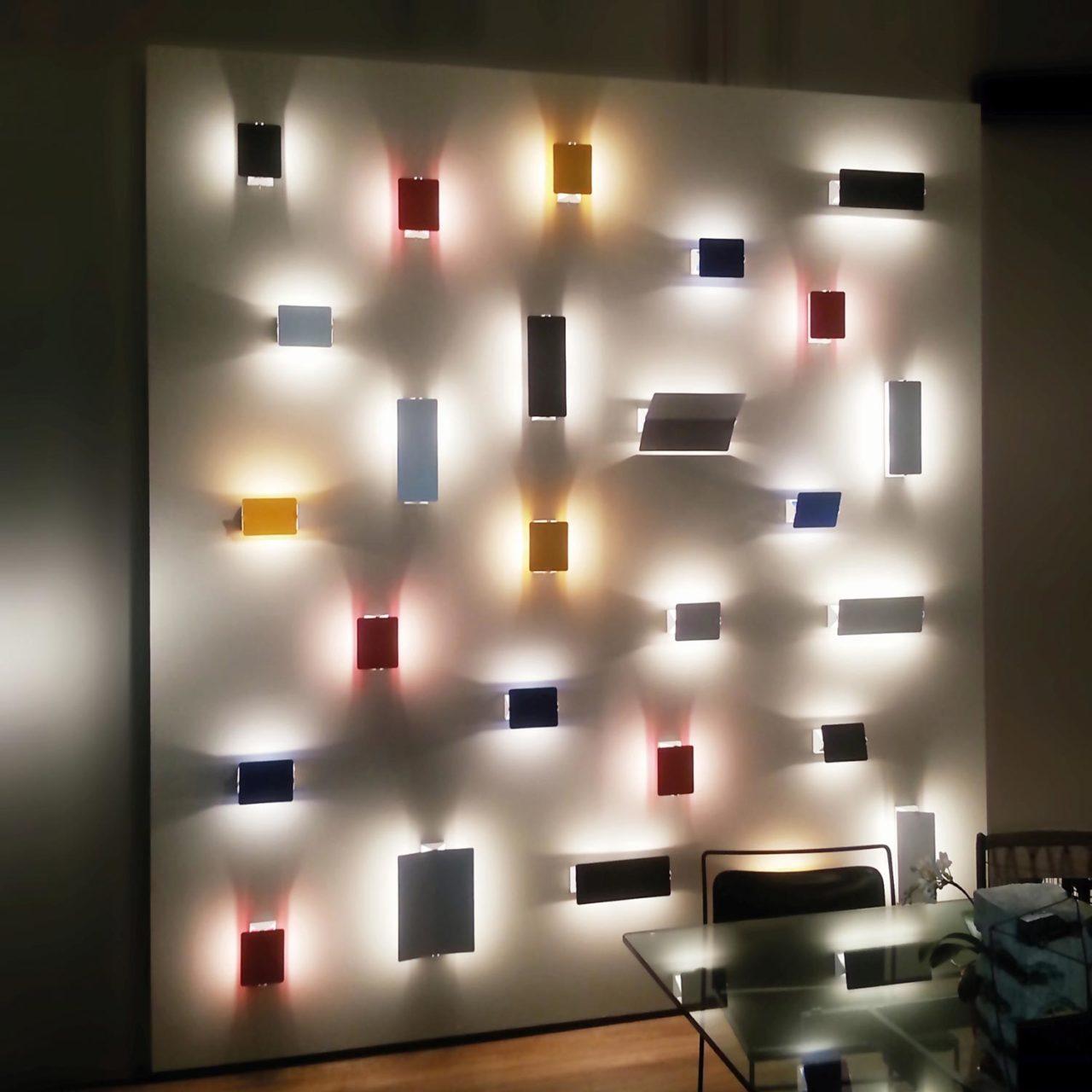Nemo Applique à Volet Pivotant Doppelwandige Scone LED 3000K Natur Eloxiert (21. Jahrhundert und zeitgenössisch) im Angebot