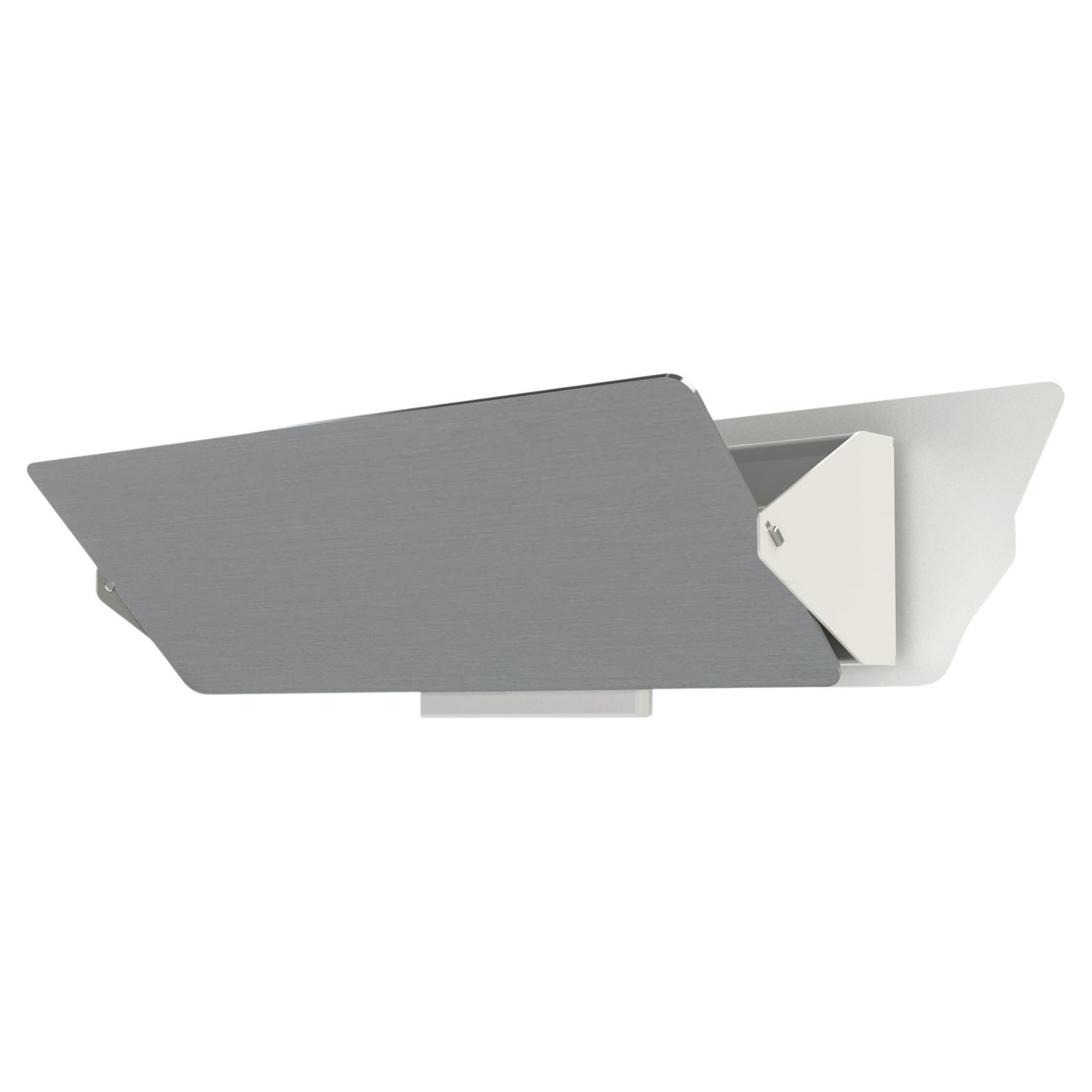 Nemo Applique à Volet Pivotant Doppelwandige Scone LED 3000K Natur Eloxiert