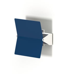 Nemo Applique à Volet Pivotant Plié Wand Scone E12 Blau lackiert
