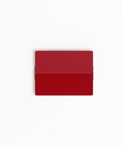 Nemo Applique à Volet Pivotant Plié Wall Scone LED 3000K Red Painted