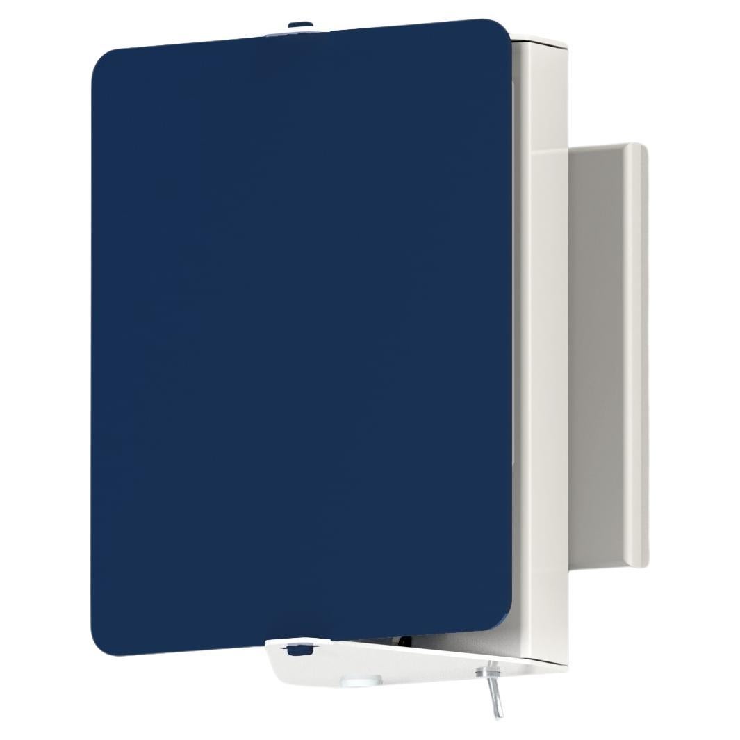Nemo Applique à Volet Pivotant Wand Scone E12 Blau lackiert im Angebot