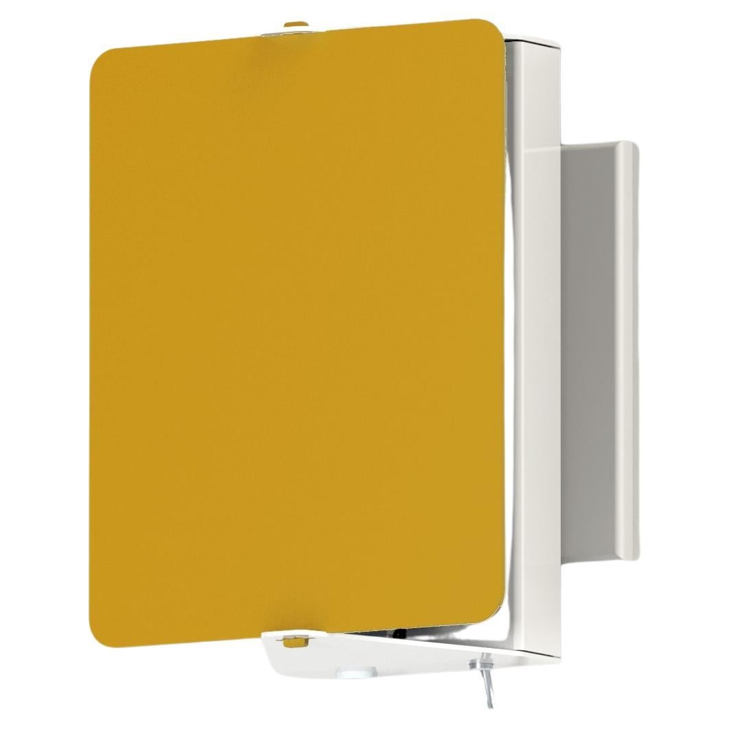 Nemo Applique à Volet Pivotant Wand Scone LED 3000K Gelb Lackiert