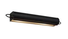 Nemo Applique Cylindrique  Longue Wall Scone in Anthracite Grey