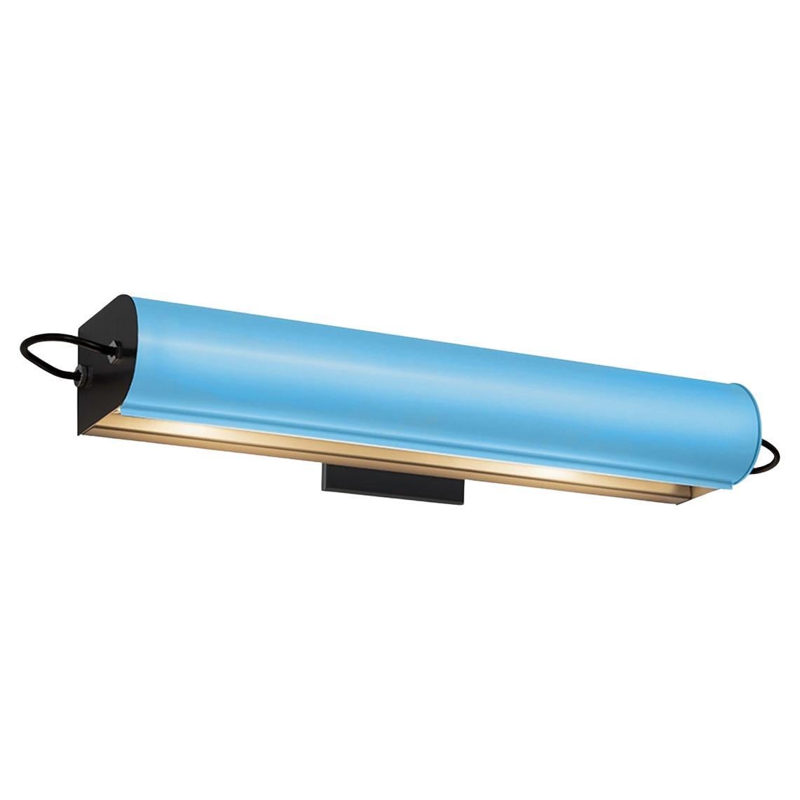 Nemo-Applikation Zylindrisch  Longue Wall Scone in Hellblau im Angebot