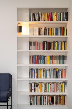 Nemo Applique Cylindrique Petite Wall Scone in Light Blue