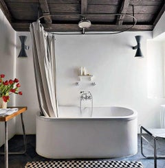 Nemo Applique de Marseille Wall Scone in Aluminum & Steel Matt Grey