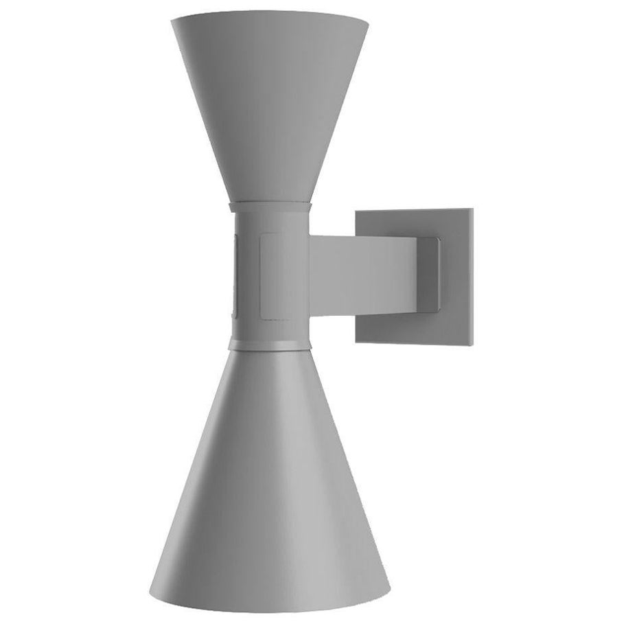 Nemo Applique de Marseille Wandteller aus Aluminium & Stahl Mattgrau