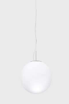 Nemo Asteroide Collection 20", illuminazione a sospensione in vetro e metallo con rifiniture cromate