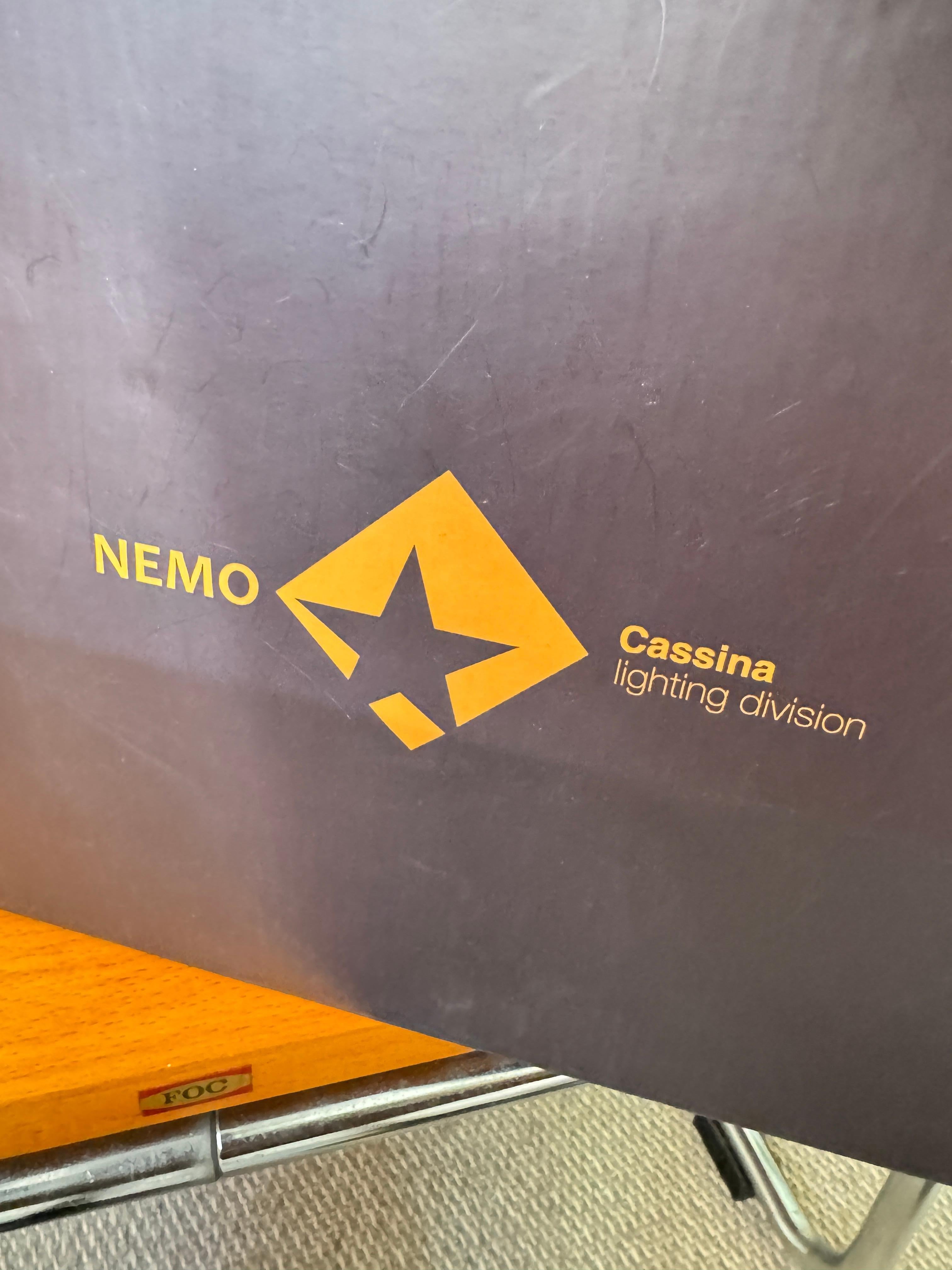 Nemo Cassina Chocolite Table Lamp Toshitaka Nakamura Brown NOS with Original Box en vente 6