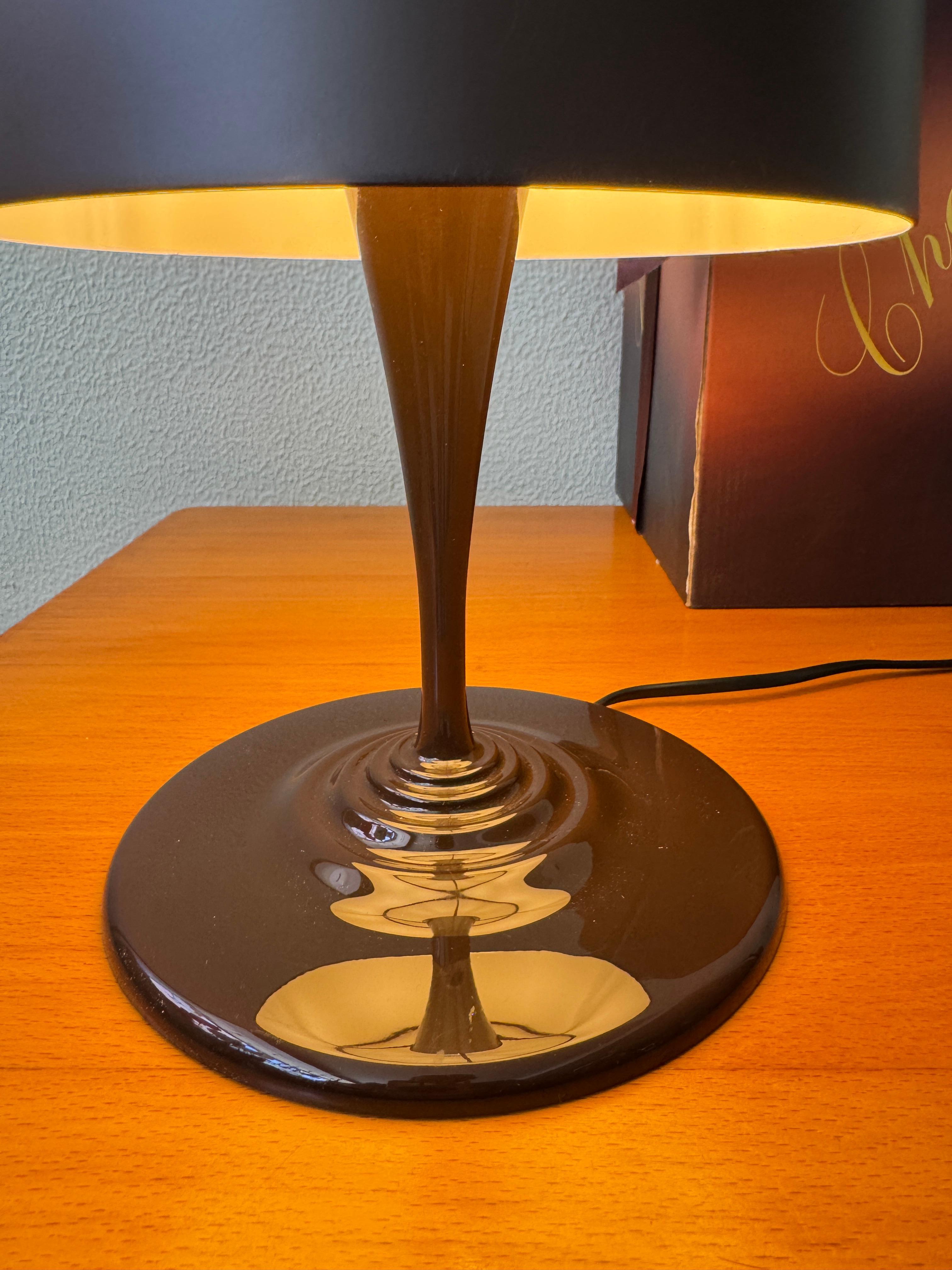 Nemo Cassina Chocolite Table Lamp Toshitaka Nakamura Brown NOS with Original Box en vente 9