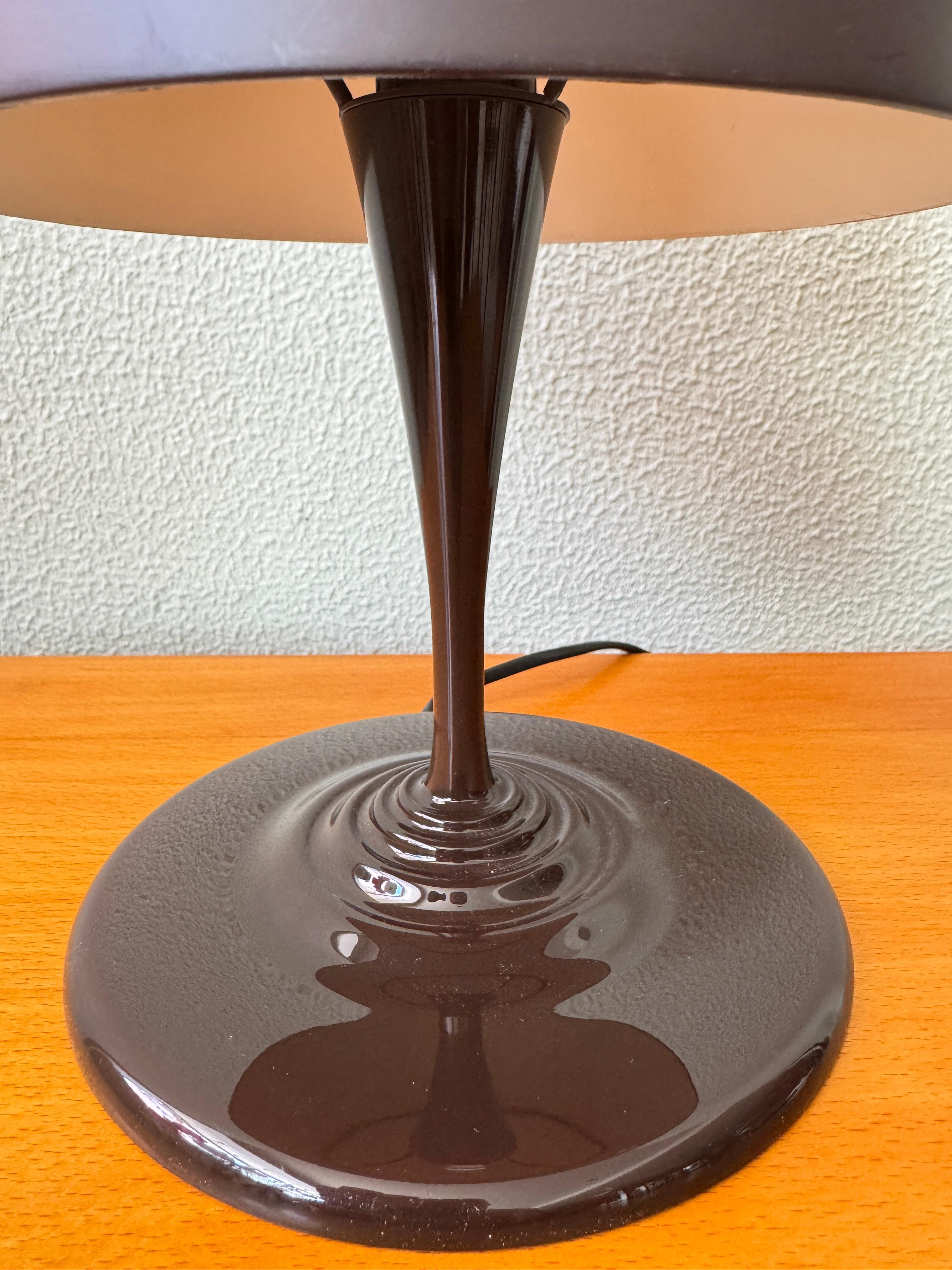 XXIe siècle et contemporain Nemo Cassina Chocolite Table Lamp Toshitaka Nakamura Brown NOS with Original Box en vente