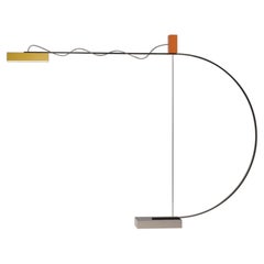 Nemo Cupido Table Lamp in Aluminium & Inox Orange/Yellow by Alon Rotman