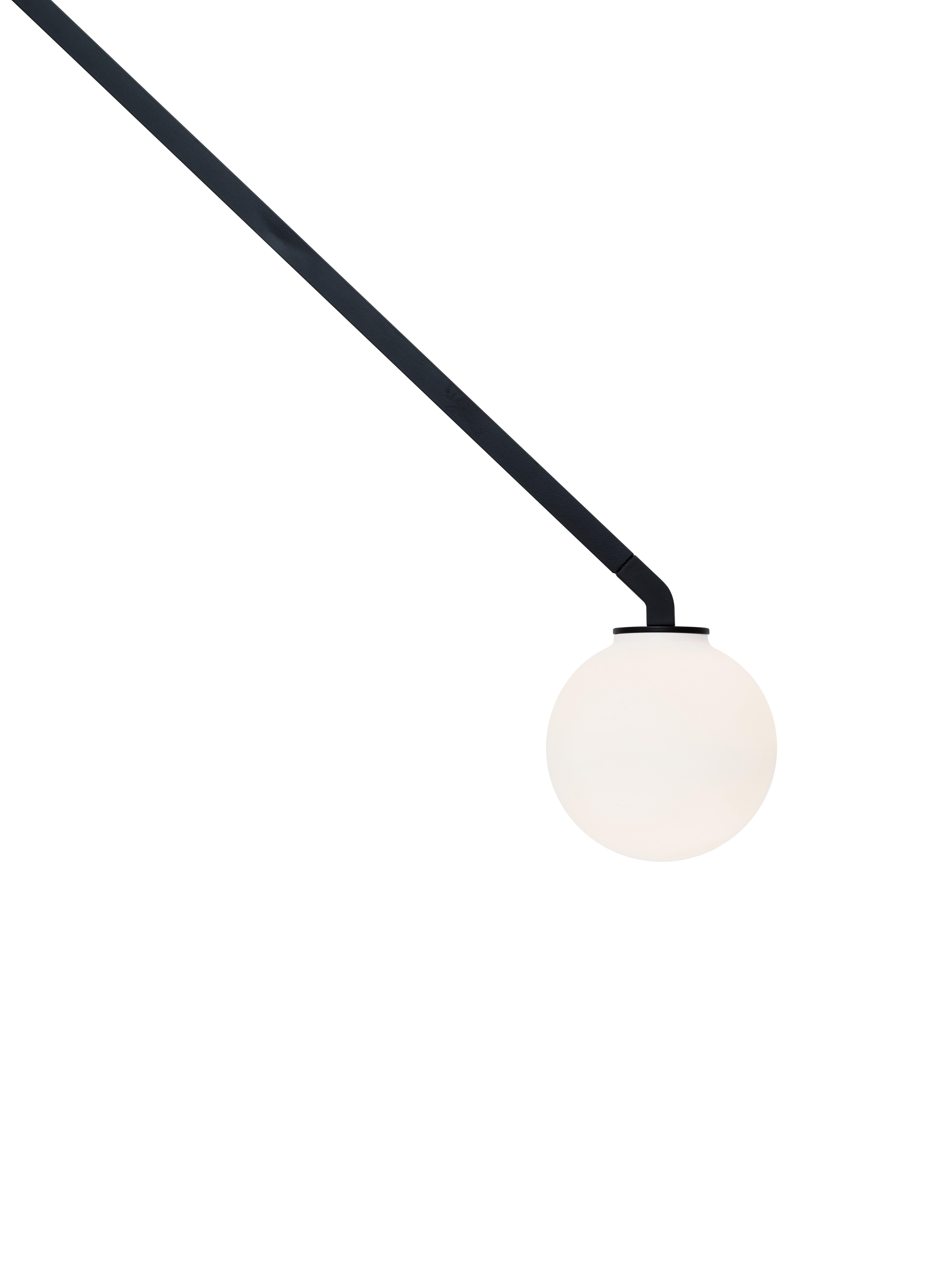 Nemo Dabliu LED 2700K Lámpara Colgante Globe Opal Italiano en venta