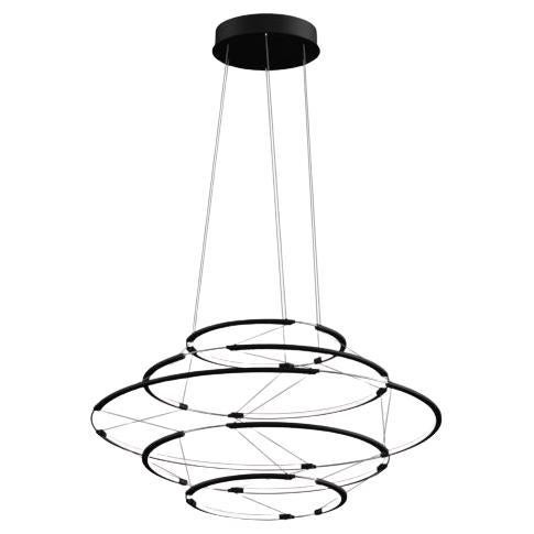 Nemo Drop 5 LED 2700K Pendant Light in Black by Arihiro Miyake