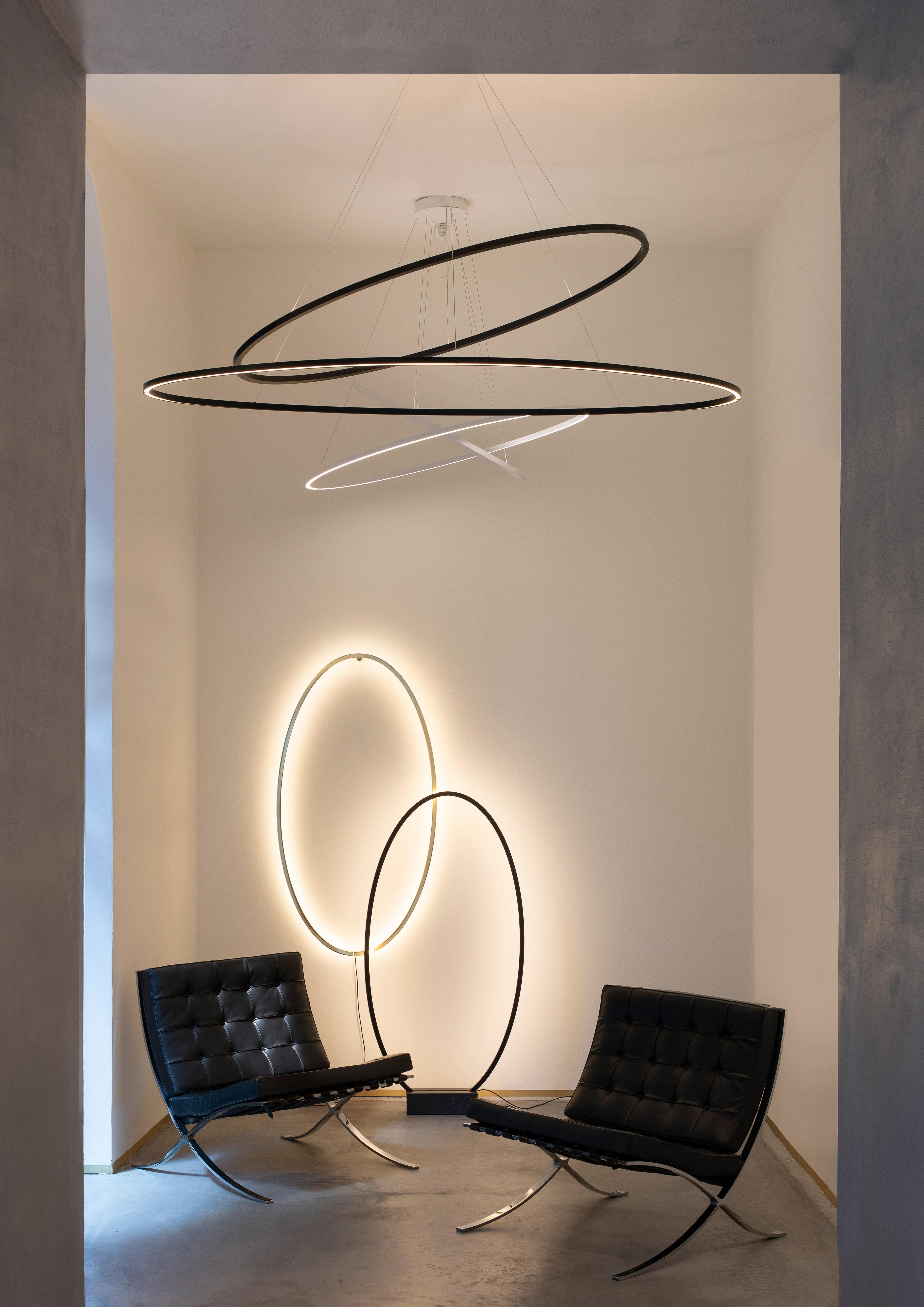 Nemo Ellisse LED Steh-/Wandleuchte in Gold poliert eloxiert im Angebot 4