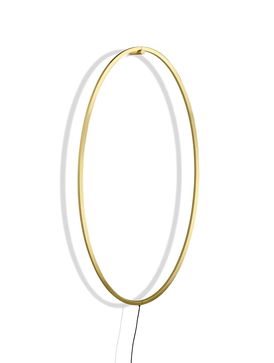 Nemo Ellisse LED Steh-/Wandleuchte in Gold poliert eloxiert im Zustand „Neu“ im Angebot in Brooklyn, NY