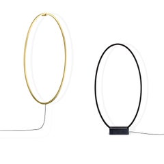 Nemo Ellisse LED Steh-/Wandleuchte in Gold poliert eloxiert