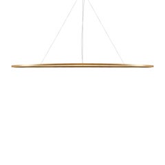 Nemo Ellisse Mega Down LED 3000K Pendelleuchte in Aluminium Gold lackiert