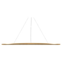 Nemo Ellisse Mega Up LED 2700K Pendant Light in Aluminum Gold Painted
