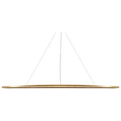 Nemo Ellisse Mega Up LED 3000K Pendant Light in Aluminum Gold Painted