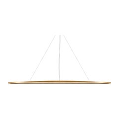 Nemo Ellisse Mega Up LED 3500K Pendant Light in Aluminum Gold Painted