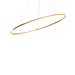 Nemo Ellisse Minor Up LED 2700K Pendelleuchte in Gold poliert eloxiert