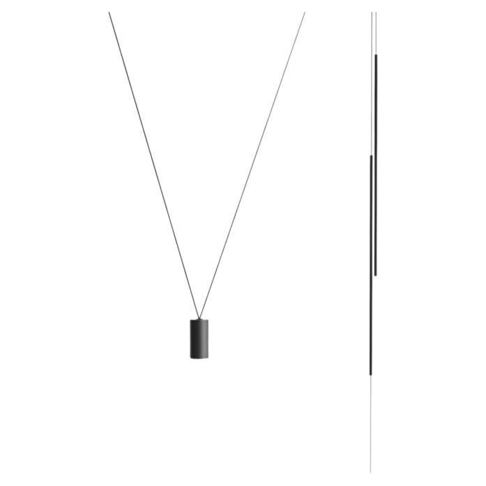 Nemo Halyard LED 3000K Pendant Lighting in Black by Bernhard Osann For Sale