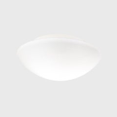 Nemo Janeiro Collection 12" 3045K Ceiling Lighting in Glass & Metal White Opal