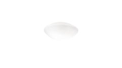 Nemo Janeiro Collection 8.5" Ceiling Lighting in Glass & Metal White Opal
