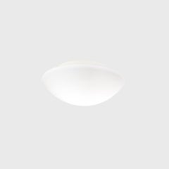 Nemo Janeiro K Collection 16.5" Ceiling Lighting in Glass & Metal White Opal