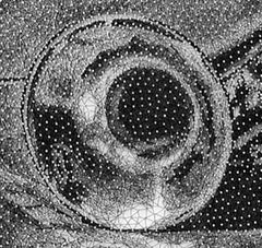 Intermission – 21. Jahrhundert, Zeitgenössisch, Mixed Media, Faden, Nägel, Trompete