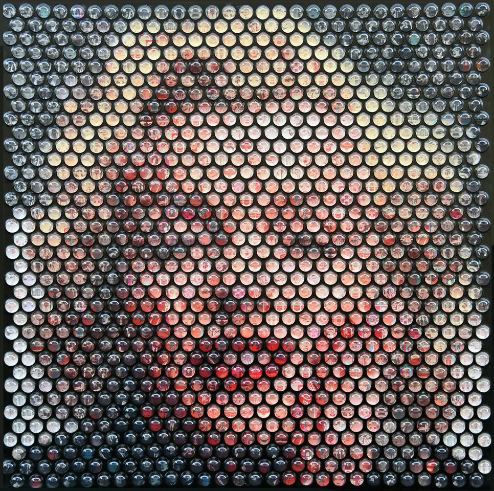 Iconos Pop VII - Siglo XXI, Contemporáneo, Retrato, Pop, Técnica mixta, Cúpulas de resina