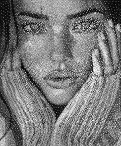 Invierno - Retrato contemporáneo en blanco y negro por Nemo Jantzen