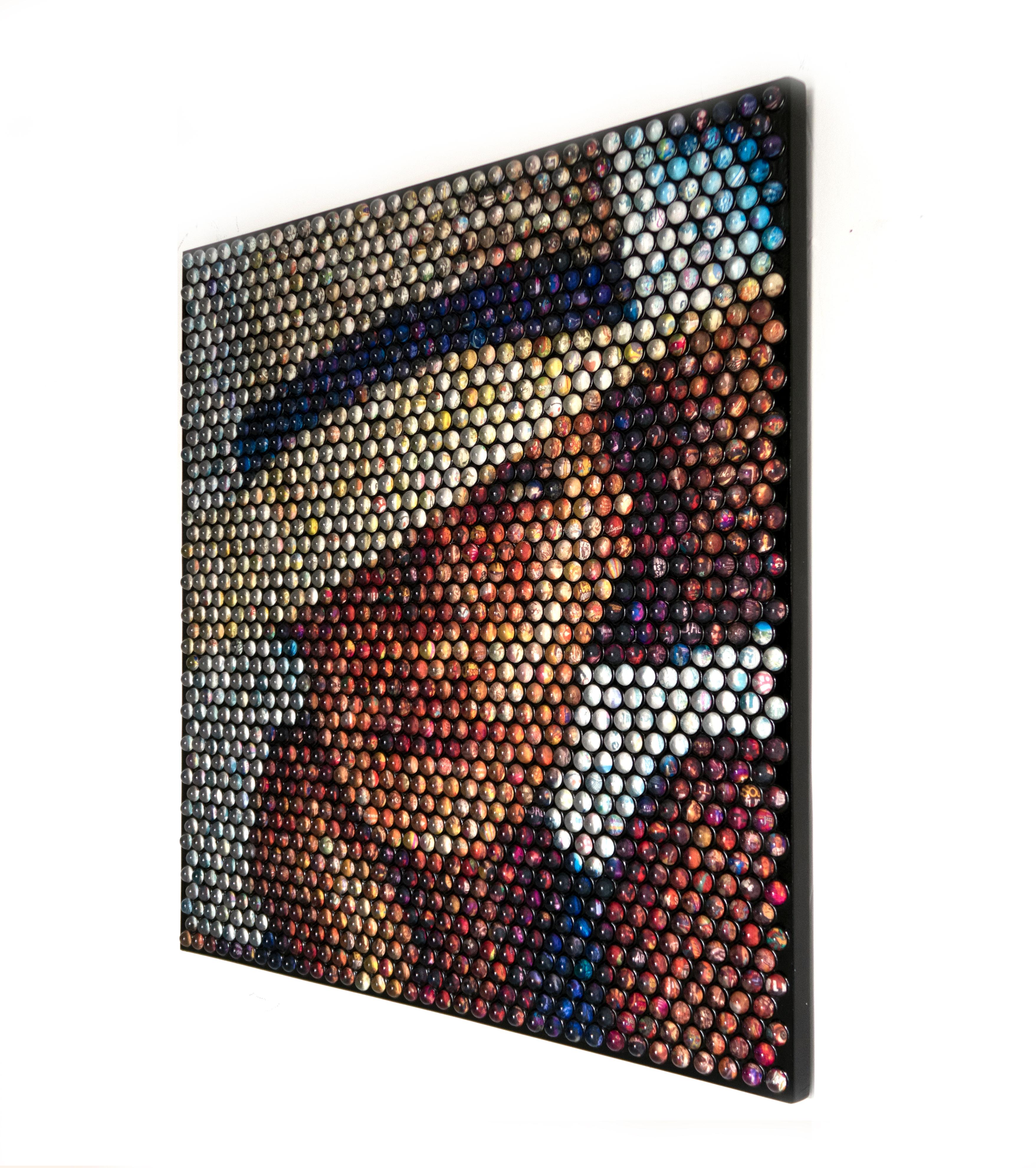 Copacabana (Schwarz), Portrait Painting, von Nemo Jantzen